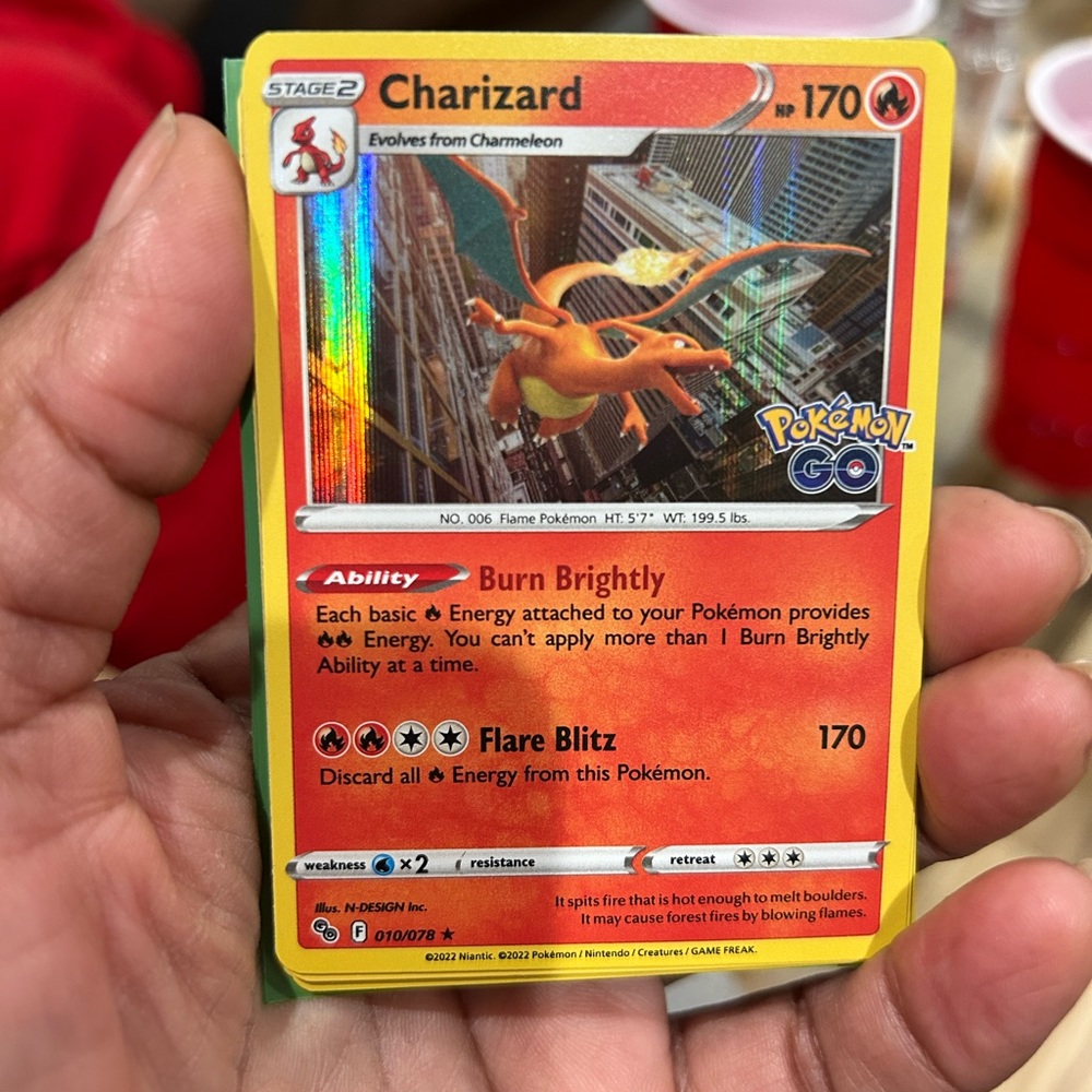 Pokémon trading cards.